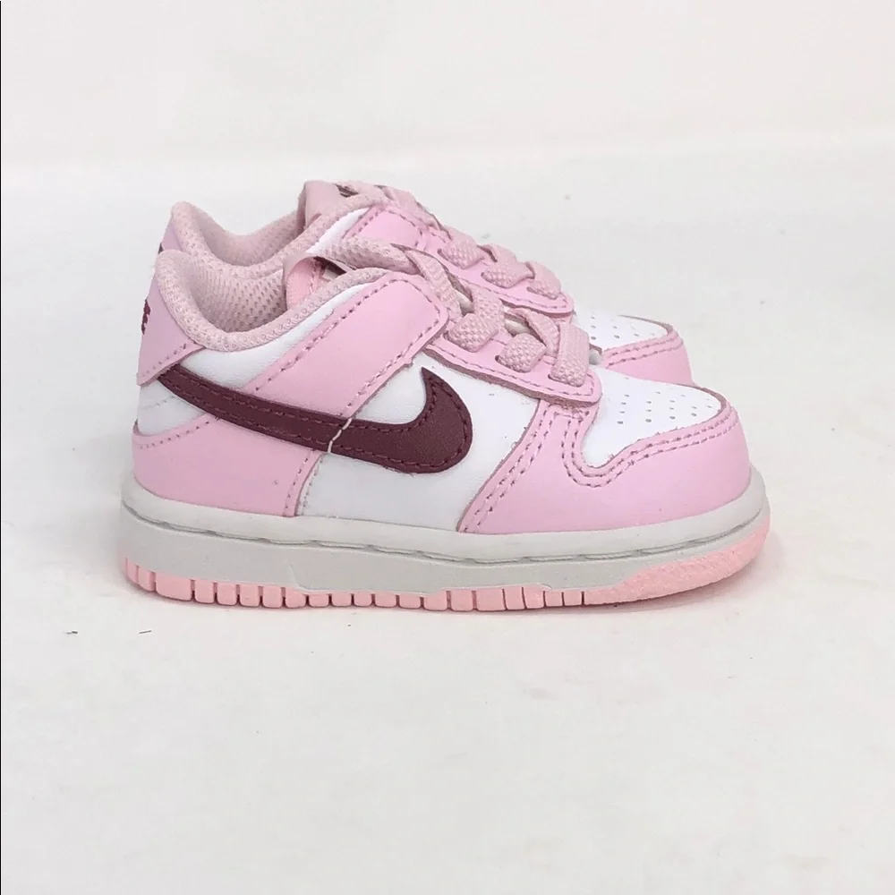 Nike Dunk Low Pink Foam CW1589-601 Infants Sneakers - Size 3C